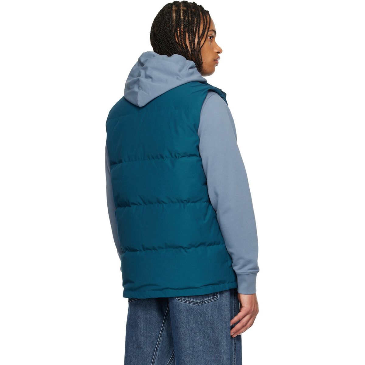 Canada Goose Blue 'Black Label' Freestyle Crew Down Vest