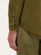 Ferragamo Mens Button down work shirt in Green