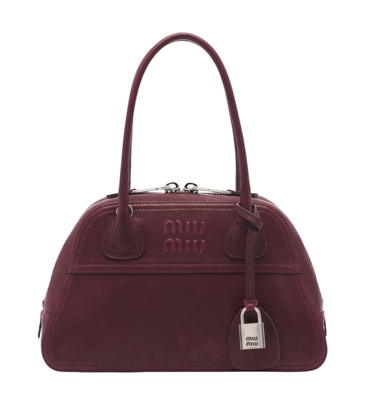 Photo: Miu Miu Vivant leather bowling bag