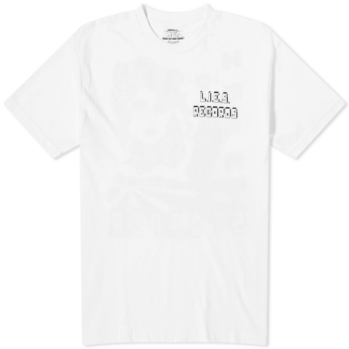 Photo: L.I.E.S. Records Men's Cloud of Smoke T-Shirt in White