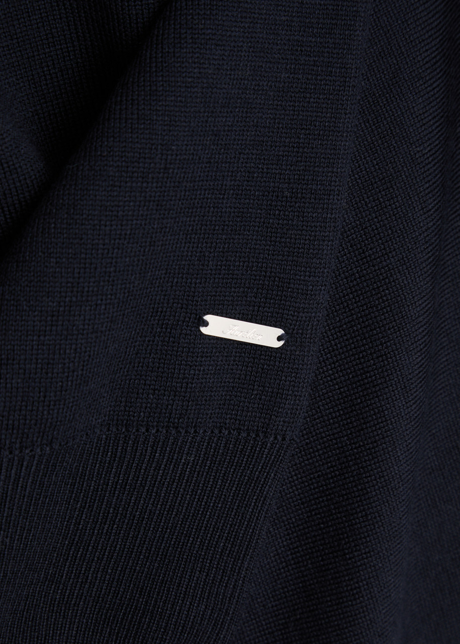 Aurélien Wool T-shirt Navy