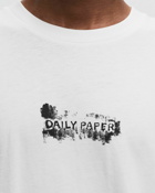 Daily Paper Scratch Logo Ss T Shirt White - Mens - Shortsleeves