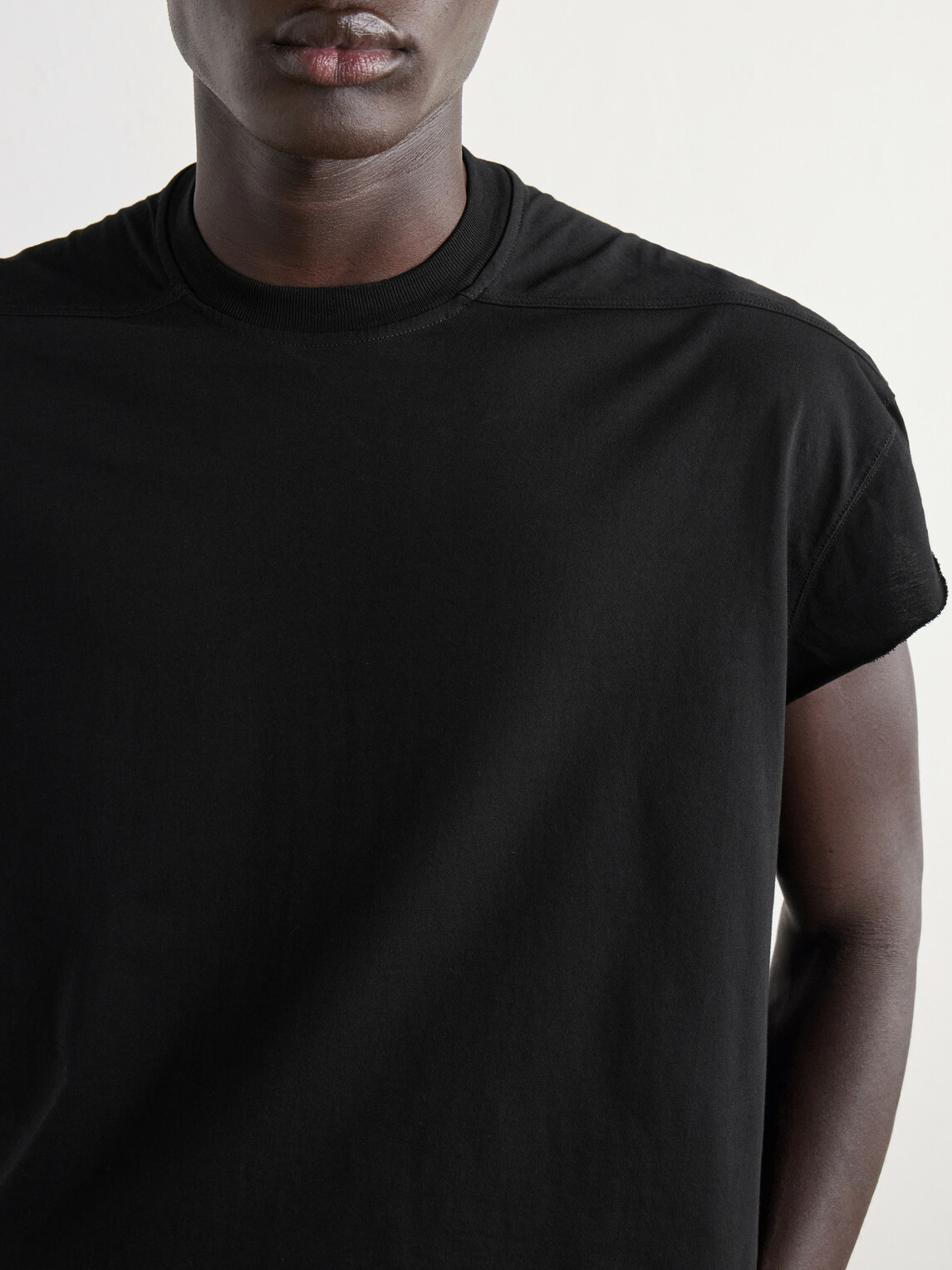 Rick Owens - Cotton-Jersey T-Shirt - Black