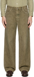 OUR LEGACY Beige Vast Cut Trousers