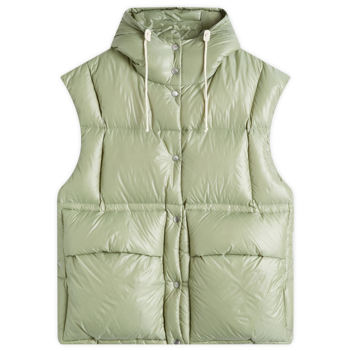 Jil Sander Women's 157 Gilet in Pastel Green Jil Sander