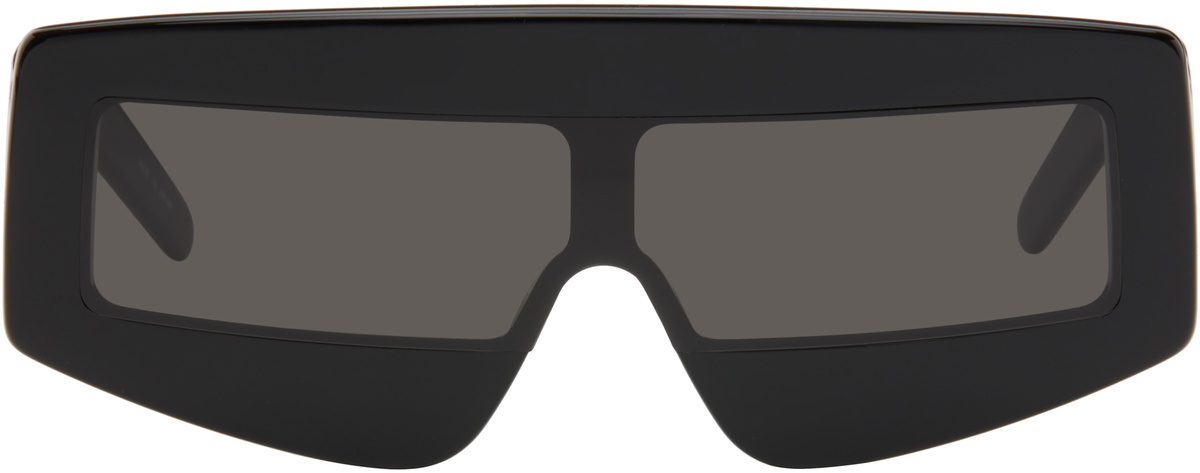 Rick Owens Black Hollywood Phleg Sunglasses