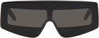 Rick Owens Black Hollywood Phleg Sunglasses