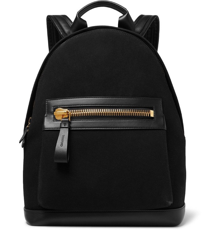 Photo: TOM FORD - Canvas and Leather Backpack - Black