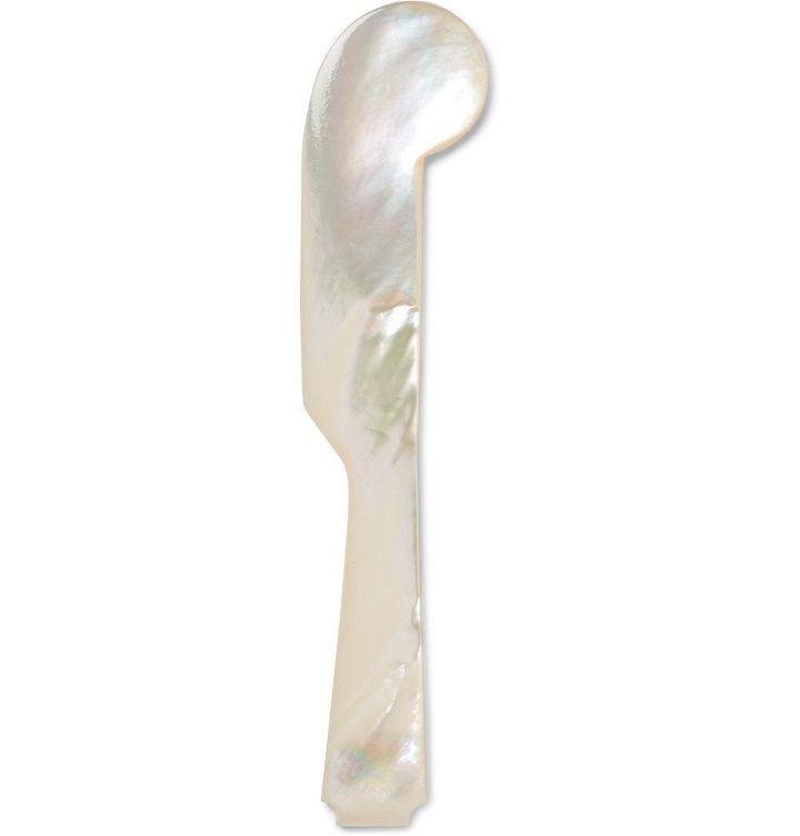 Photo: Lorenzi Milano - Mother-of-Pearl Butter Knife - Silver