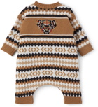 Burberry Baby Cashmere Fair Isle Bodysuit Set