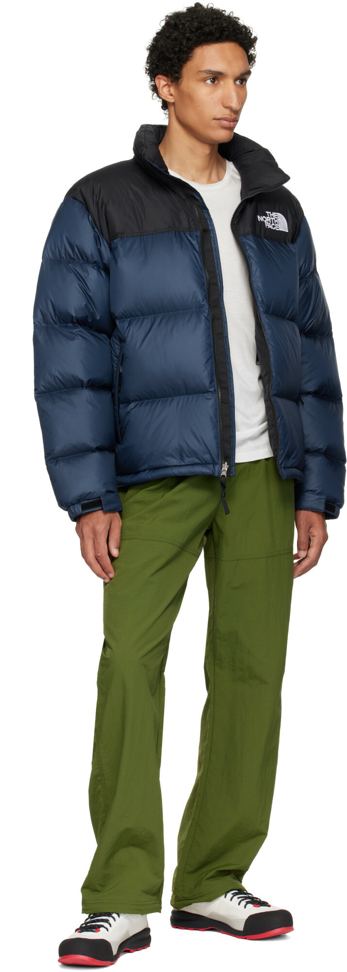 The North Face Khaki TNF Red Box Nylon Belted Trousers