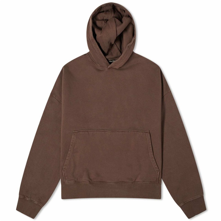 Photo: Cole Buxton Men's CB Cropped Hoodie in Brown