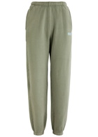 American Vintage Izubird Stretch-cotton Sweatpants Khaki
