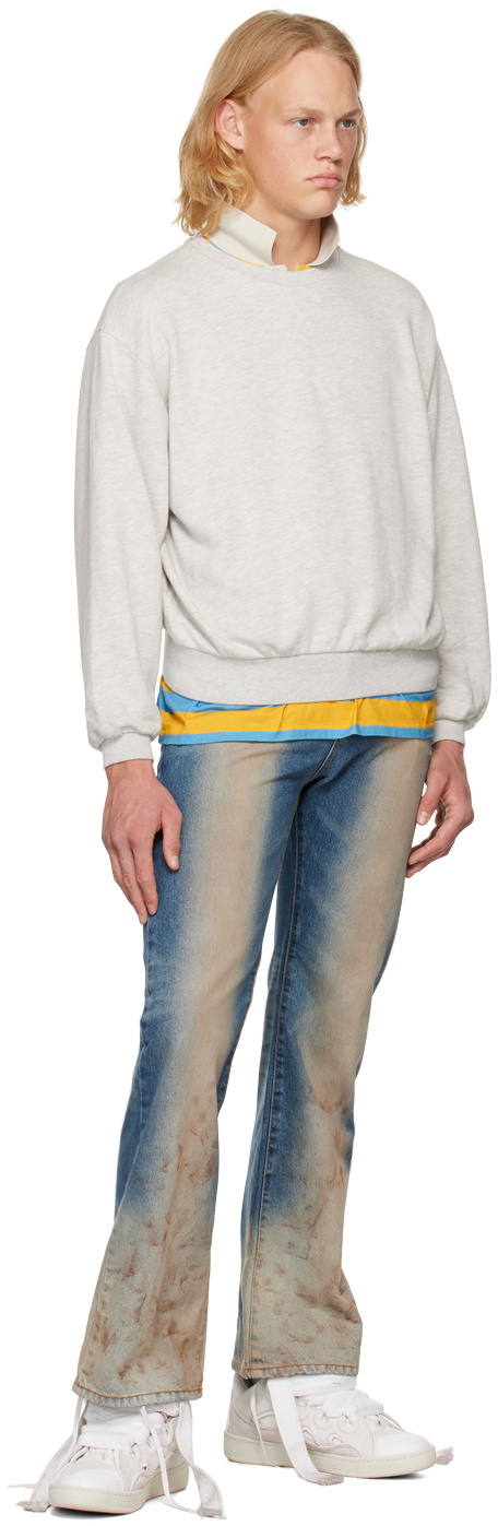 ERL Gray Crewneck Sweatshirt