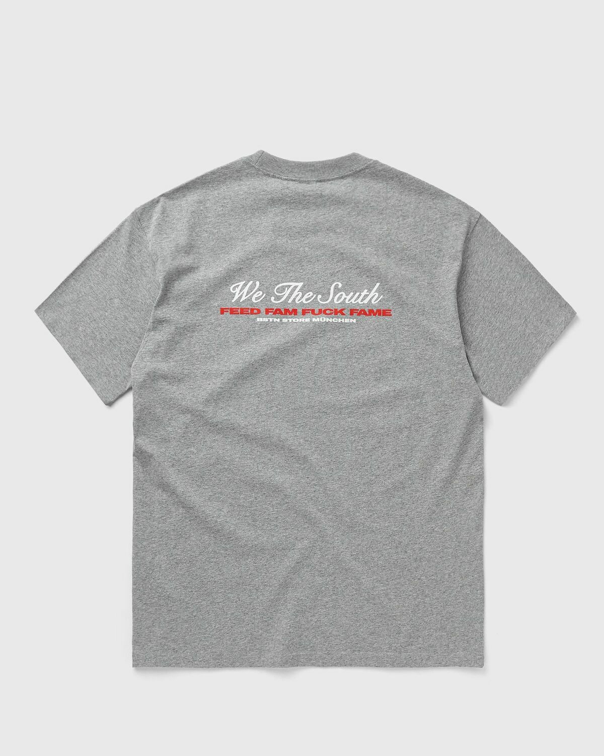 BSTN Brand We the South Tee Grey Mens Shortsleefe