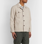 Altea - Sheffield Cotton and Linen-Blend Canvas Chore Jacket - Neutrals