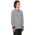 Frame Black and White Thermal Long Sleeve T-Shirt