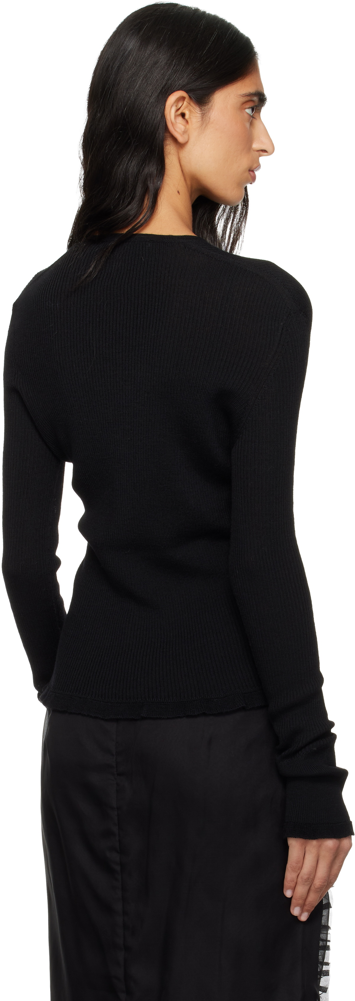 Cecilie Bahnsen Black Bessie Cardigan