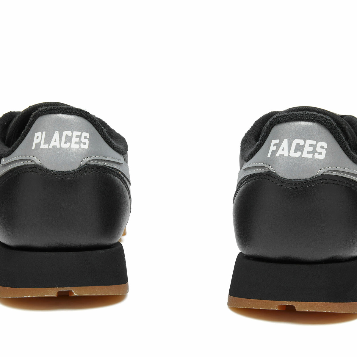 Reebok x PLACES + FACES Classic Leather Sneakers in Black
