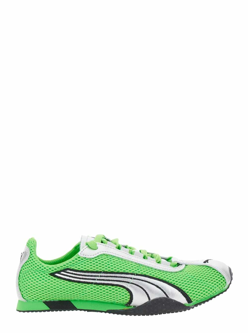 Puma h-street Og Green Low Top Perforated Sneakers With Maxi Logo On The Tongue In Tech Fabric Unisex