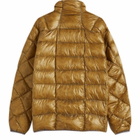 and wander Diamond Stitch Down Jacket in Camel