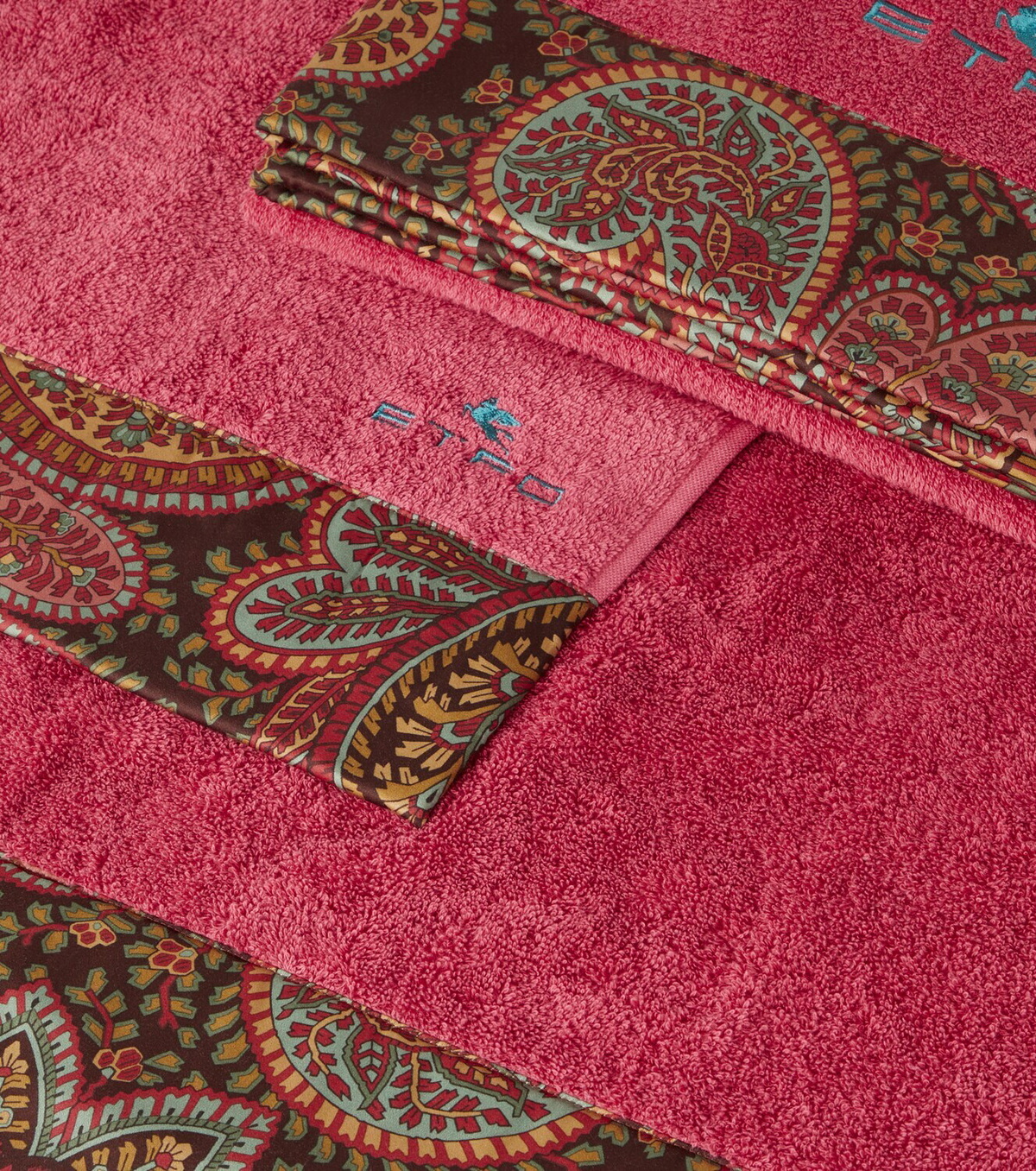 Etro Set of 5 cotton terry towels