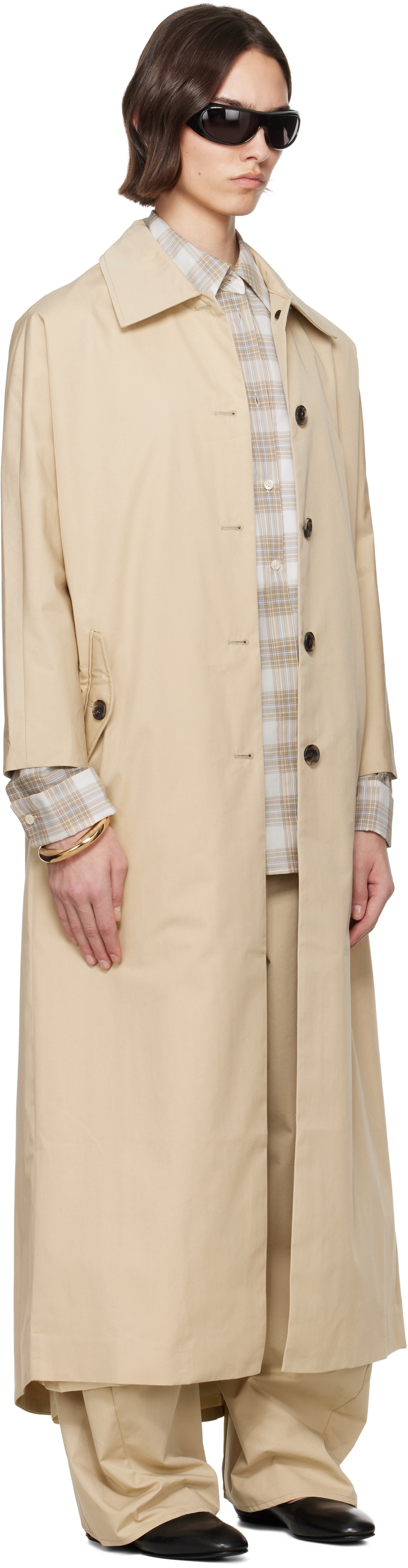 Kallmeyer Beige Tavi Dinner Trench Coat