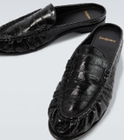 Saint Laurent Le Loafer leather mules