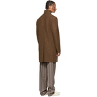 Boss Brown Wool Sergio Coat