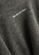 Mki Miyuki Zoku Logo-embroidered Knitted Track Jacket Grey