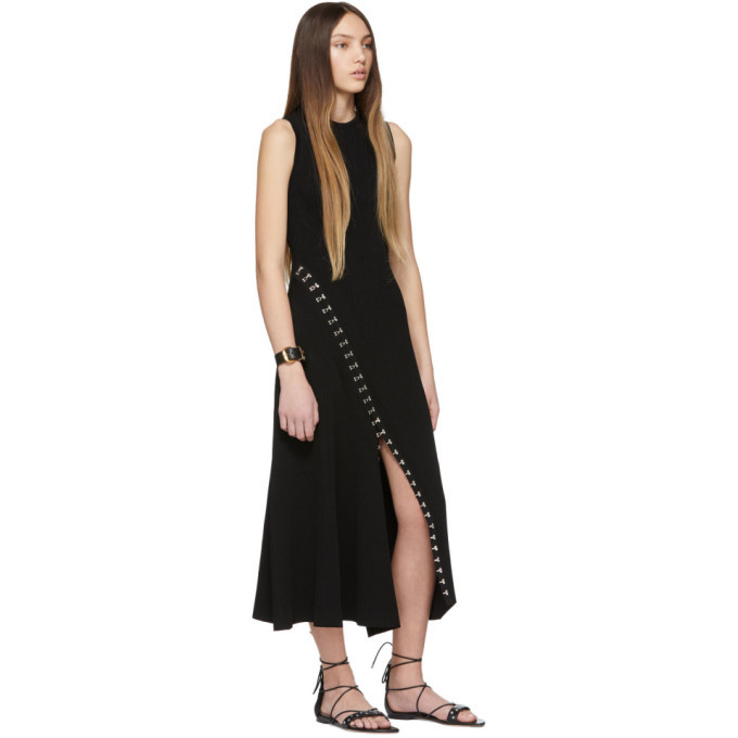 Alexander McQueen Black Sleeveless Knit Dress Alexander McQueen