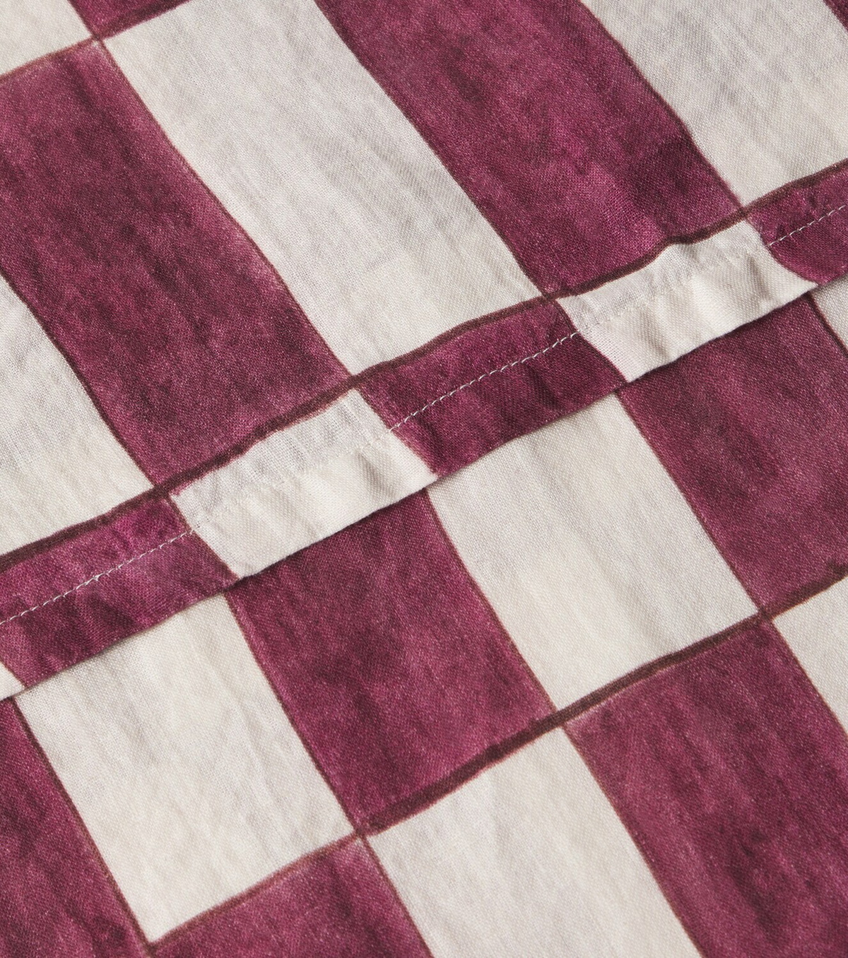 Once Milano Checked linen tablecloth