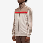 Adidas Men's Premium Essentials Track Top in Wonder Taupe/Earth Strata