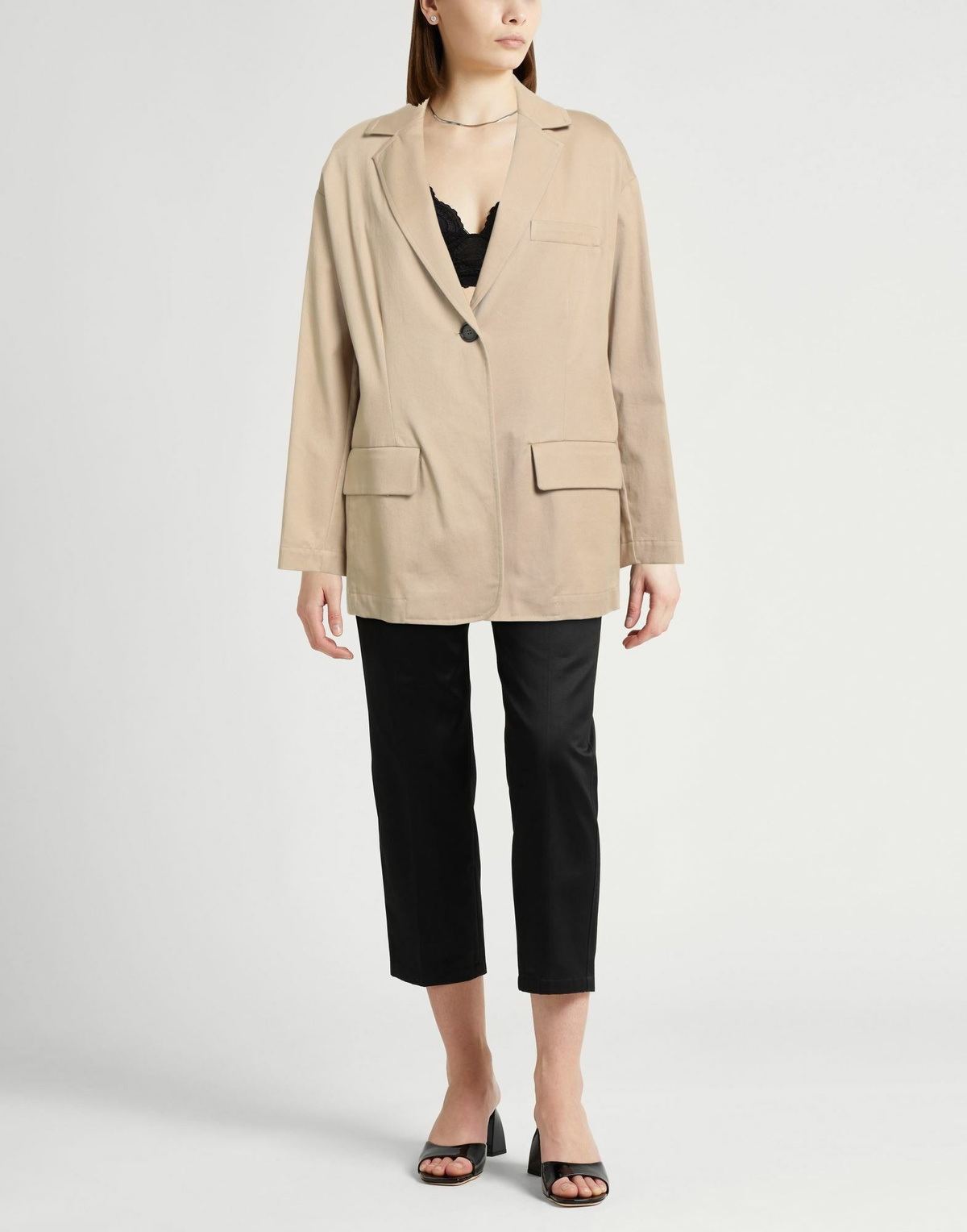 Jucca Womens Blazer in Beige