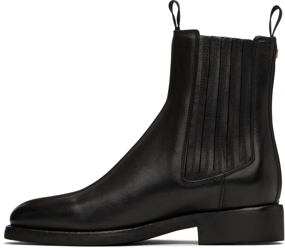 Golden Goose Black Leather Chelsea Boots