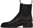 Golden Goose Black Leather Chelsea Boots