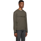 Moncler Khaki Logo Sweatshirt