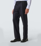 Kiton Chalk stripe wool and cashmere suit