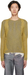 PONDER.ER SSENSE Exclusive Yellow Motor Sweater