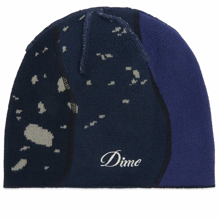 Photo: Dime Men's Reverse Stitch Skully Beanie in Navy 