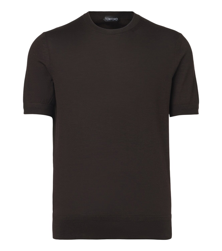 Photo: Tom Ford Cashmere and silk T-shirt