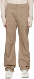 Post Archive Faction (PAF) Taupe Darted Trousers