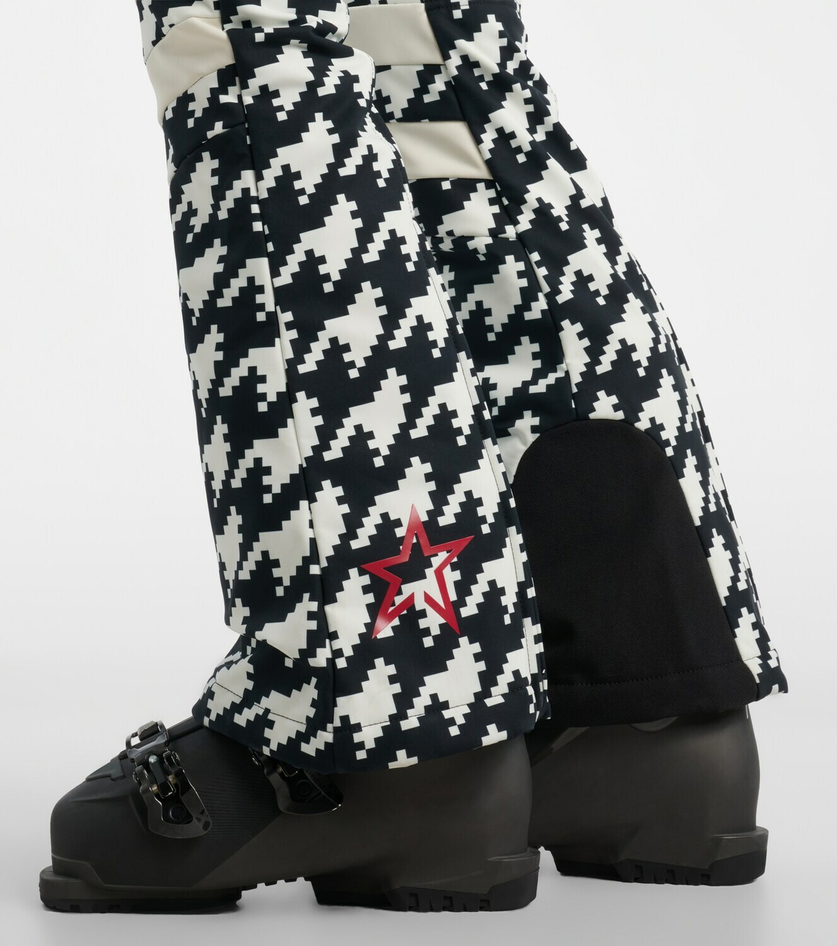 Perfect Moment Polar Flare houndstooth down ski suit