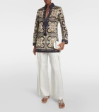 Tory Burch Miller crystal-embellished thong sandals