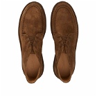 Drake's Men's Crosby Moc Toe Chukka Boot in Brown Suede