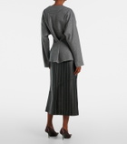 Victoria Beckham Wool and cashmere Henley shirt