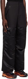 SPENCER BADU Black Paneled Cargo Pants