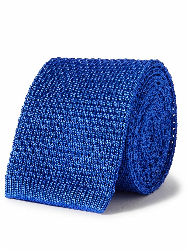 Photo: Anderson & Sheppard - 6.5cm Knitted Silk Tie