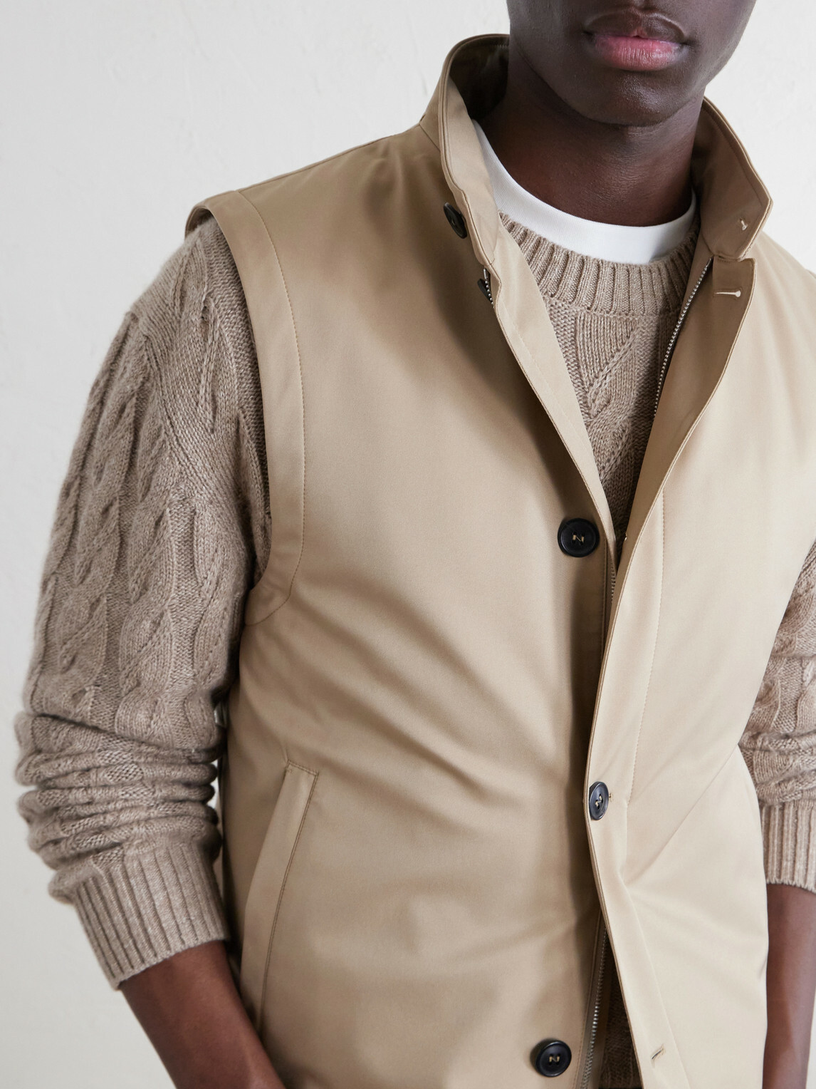 Zegna - Motorin Shell Vest - Neutrals