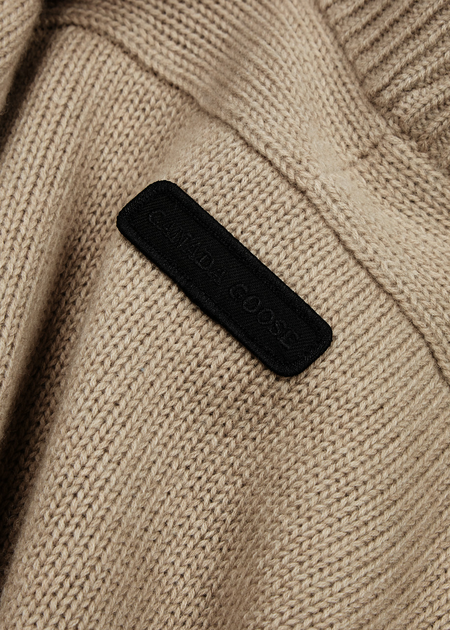Canada Goose Baysville Roll-neck Wool Jumper Sand
